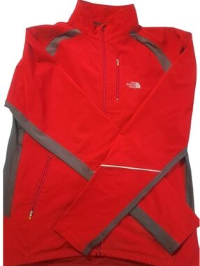 North Face Soft Shell Outdoor Jacket Red